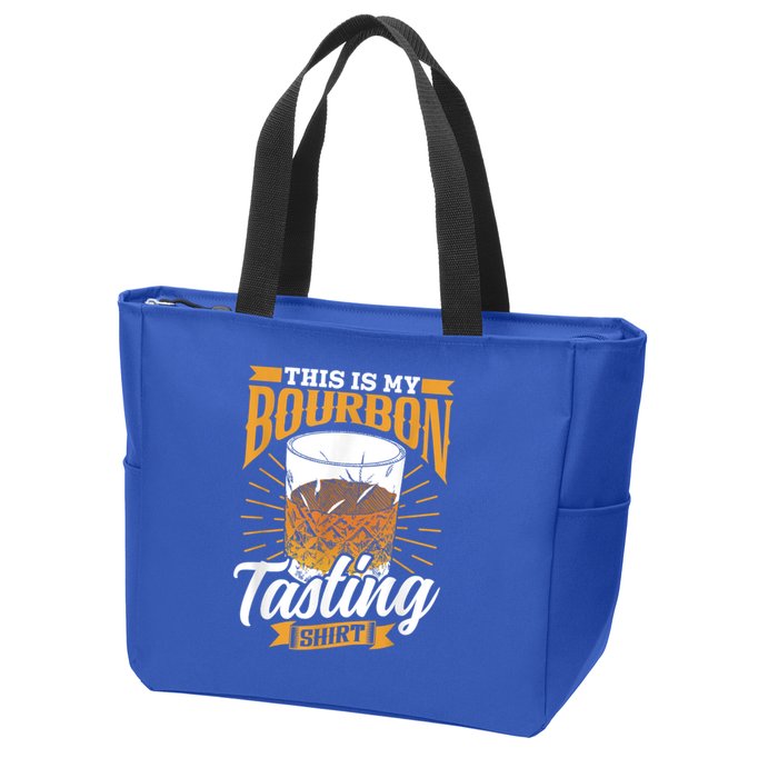 This Is My Bourbon Tasting Drinker Drinking Bourbon Zip Tote Bag