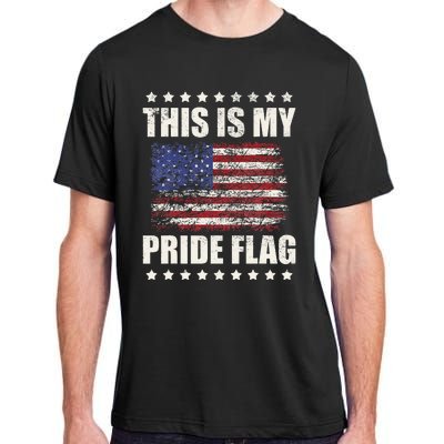 This Is My Pride Flag USA American 4th of July Patriotic Adult ChromaSoft Performance T-Shirt