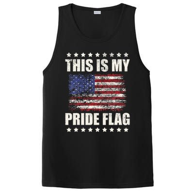 This Is My Pride Flag USA American 4th of July Patriotic PosiCharge Competitor Tank