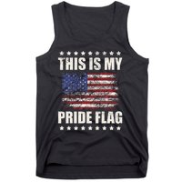 This Is My Pride Flag USA American 4th of July Patriotic Tank Top