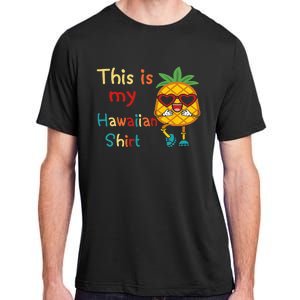 This Is My Hawaiian Tropical Luau Costume Party Hawaii Adult ChromaSoft Performance T-Shirt