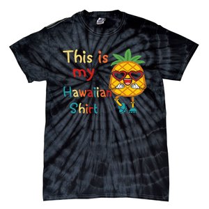 This Is My Hawaiian Tropical Luau Costume Party Hawaii Tie-Dye T-Shirt