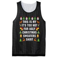 This Is My Its Too Hot For Ugly Christmas Sweaters Mesh Reversible Basketball Jersey Tank