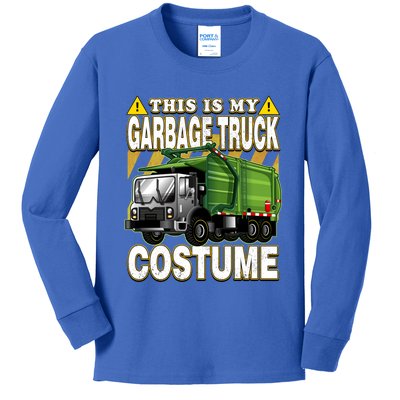 This Is My Garbage Truck Costume Gift Kids Long Sleeve Shirt