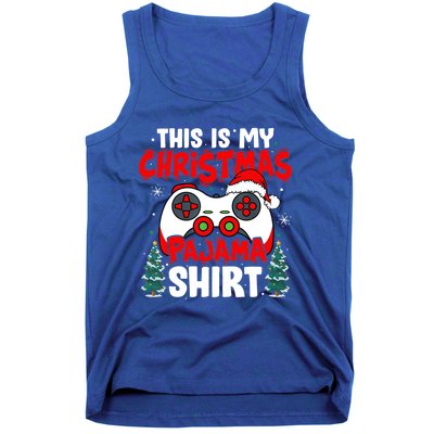 This Is My Christmas Pajama Gift Video Games Xmas Gift Tank Top