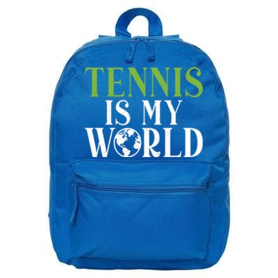 Tennis Is My World Tennis Lover Gift 16 in Basic Backpack