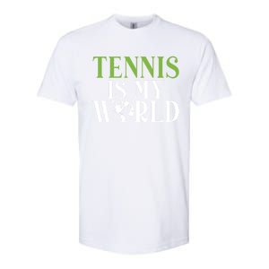 Tennis Is My World Tennis Lover Gift Softstyle CVC T-Shirt