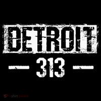 This Is My Detroit 313 Michigan Distressed 16 in Basic Backpack