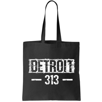 This Is My Detroit 313 Michigan Distressed Bag