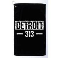 This Is My Detroit 313 Michigan Distressed Golf Towel