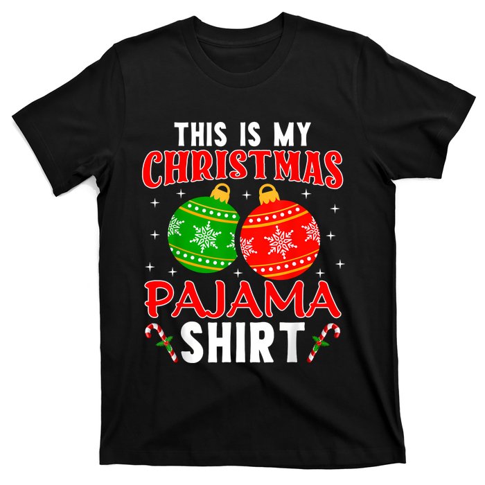 This Is My Christmas Pajama Funny Xmas Pjs T-Shirt