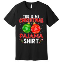 This Is My Christmas Pajama Funny Xmas Pjs Premium T-Shirt