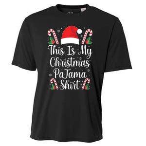 This Is My Christmas Pajama Shirts Funny Family Matching Xmas Cooling Performance Crew T-Shirt