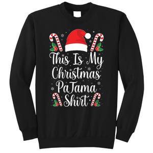 This Is My Christmas Pajama Shirts Funny Family Matching Xmas Sweatshirt