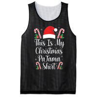 This Is My Christmas Pajama Shirts Funny Family Matching Xmas Mesh Reversible Basketball Jersey Tank