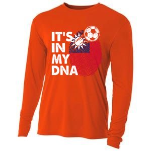 Taiwan In My Dna Taiwanese Flag Team Taiwan Gift Cooling Performance Long Sleeve Crew