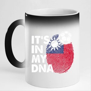 Taiwan In My Dna Taiwanese Flag Team Taiwan Gift 11oz Black Color Changing Mug