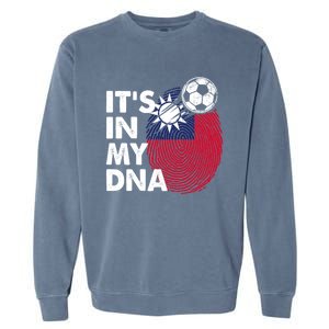 Taiwan In My Dna Taiwanese Flag Team Taiwan Gift Garment-Dyed Sweatshirt