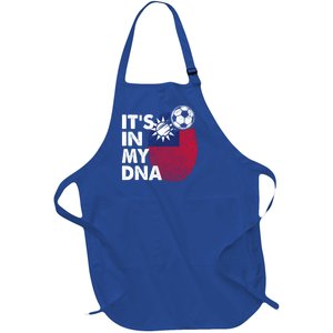 Taiwan In My Dna Taiwanese Flag Team Taiwan Gift Full-Length Apron With Pockets