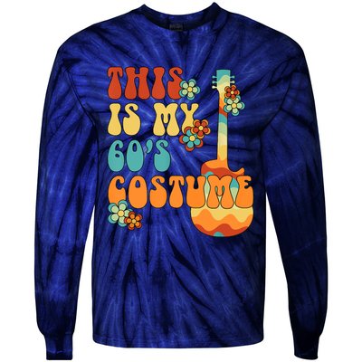 This Is My 60's Costume 60s Party Outfit Groovy Hippie Style Tie-Dye Long Sleeve Shirt