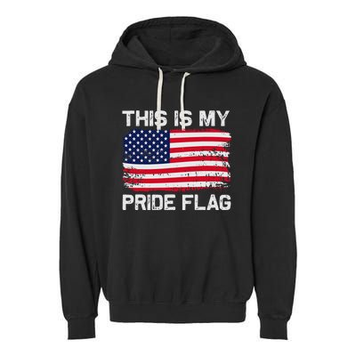 This Is My Pride Flag Garment-Dyed Fleece Hoodie