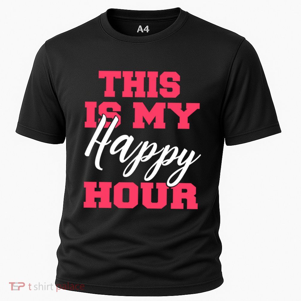 This Is My Happy Hour Fitness 'S Bodybuilding Gym Gift Performance Shirt