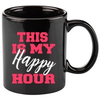 This Is My Happy Hour Fitness 'S Bodybuilding Gym Gift 11oz C Handle Ceramic Mug