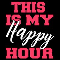This Is My Happy Hour Fitness 'S Bodybuilding Gym Gift Drawstring Bag