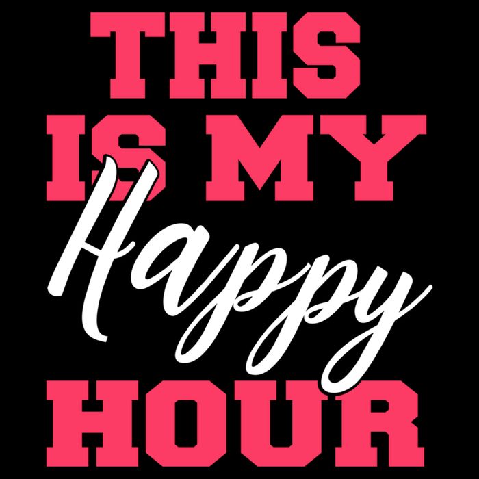 This Is My Happy Hour Fitness 'S Bodybuilding Gym Gift Drawstring Bag