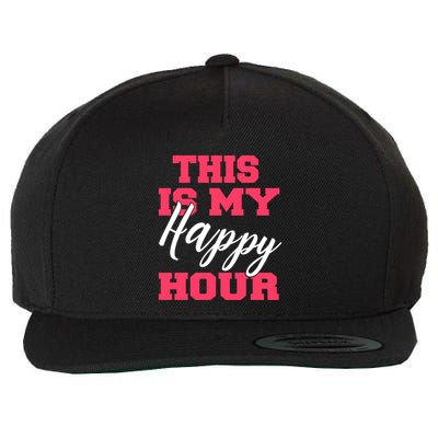 This Is My Happy Hour Fitness 'S Bodybuilding Gym Gift Wool Snapback Cap
