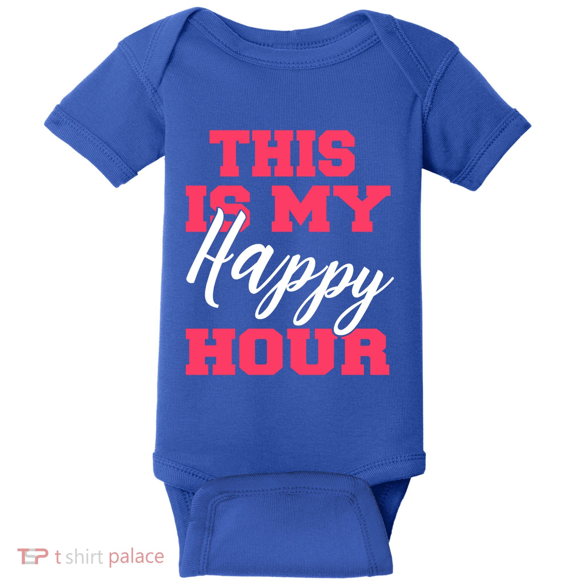 This Is My Happy Hour Fitness 'S Bodybuilding Gym Gift Baby Bodysuit