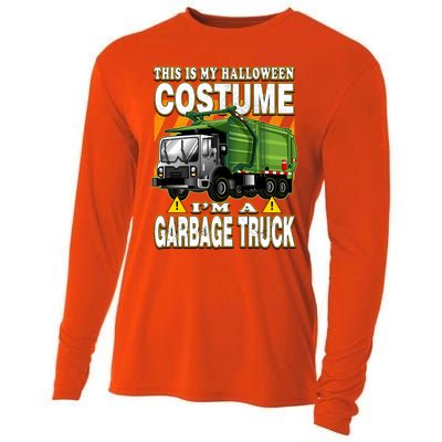 This Is My Halloween Costume I'm A Garbage Truck Gift Cooling Performance Long Sleeve Crew