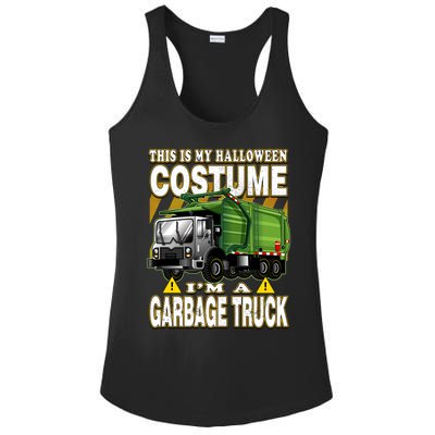 This Is My Halloween Costume I'm A Garbage Truck Gift Ladies PosiCharge Competitor Racerback Tank