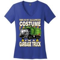 This Is My Halloween Costume I'm A Garbage Truck Gift Women's V-Neck T-Shirt