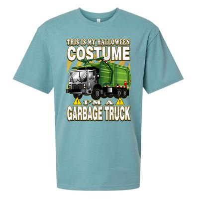 This Is My Halloween Costume I'm A Garbage Truck Gift Sueded Cloud Jersey T-Shirt