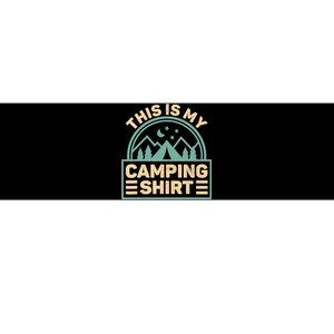 This Is My Camping Camp Tent Camper Funny Camping Bumper Sticker