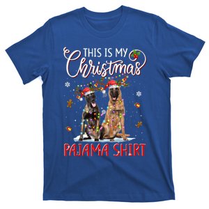 This Is My Christmas Pajama Funny Gift Belgian Malinois Christmas Gift T-Shirt