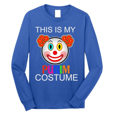 This Is My Purim Costume Funny Gift Long Sleeve Shirt