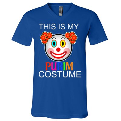 This Is My Purim Costume Funny Gift V-Neck T-Shirt