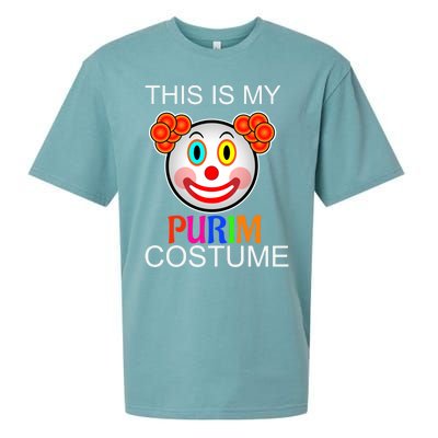 This Is My Purim Costume Funny Gift Sueded Cloud Jersey T-Shirt