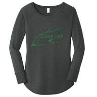 This Is My Crop Top Funny Farmer Farming Corn Lover Women's Perfect Tri Tunic Long Sleeve Shirt