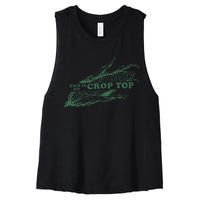 This Is My Crop Top Funny Farmer Farming Corn Lover Women's Racerback Cropped Tank