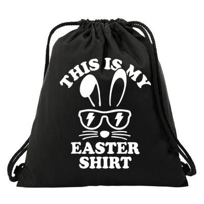 This Is My Easte Runny Easter  Drawstring Bag
