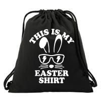 This Is My Easte Runny Easter  Drawstring Bag