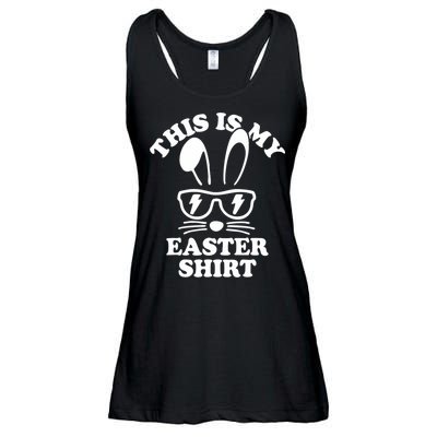 This Is My Easte Runny Easter  Ladies Essential Flowy Tank