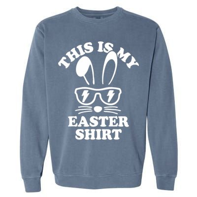 This Is My Easte Runny Easter  Garment-Dyed Sweatshirt
