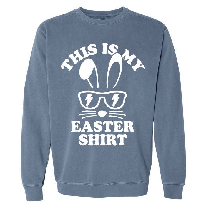 This Is My Easte Runny Easter  Garment-Dyed Sweatshirt