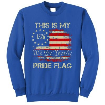 This Is My Pride Flag Usa American Patriotic Sweatshirt