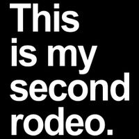 This Is My Second Rodeo Zip Tote Bag