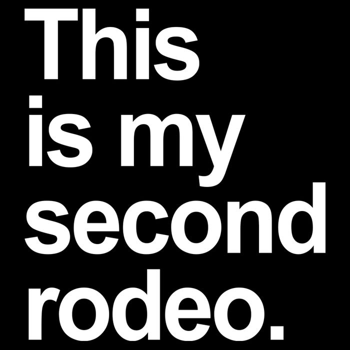 This Is My Second Rodeo Zip Tote Bag